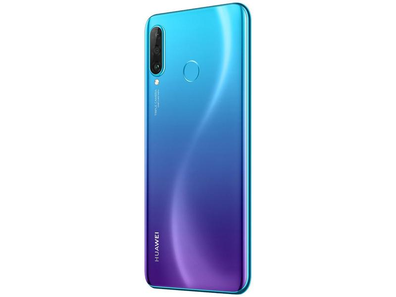 Smartphone Huawei P30 Lite 128GB Azul 4G - 4GB RAM Tela 6,15” Câm